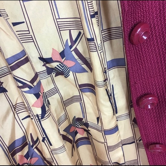 ModCloth Tulle Burgundy Red Jacket M - Picture 5 of 5